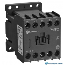 Пускатель (контактор) MP1K1610GD (3P, 16А, 7.5 кВт, кат. 125В DC, 1НО) (Systeme Electric)