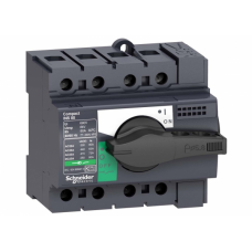 Выключатель нагрузки (рубильник) INS80 4п (28905) (Schneider Electric) Выключатель нагрузки (рубильник) INS80 4п (28905) (Schneider Electric)