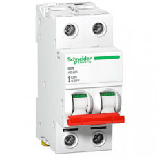 Выключатель нагрузки (рубильник) iSW 2п 32А (A9S60232) (Schneider Electric)