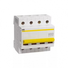 Выключатель нагрузки (рубильник) ВН-32 4Р 100А (MNV10-4-100) (IEK) Выключатель нагрузки (рубильник) ВН-32 4Р 100А (MNV10-4-100) (IEK)