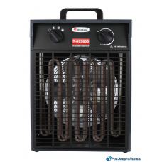 Тепловентилятор электрический T-09380S 9кВт, 850м³/ч, 380В (HINTEK)