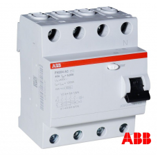 УЗО FH204 4П 63А 30мА AC (ABB) УЗО FH204 4П 63А 30мА AC (ABB)